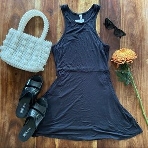 NWT RVCA Black Iris Dress w/ Pockets